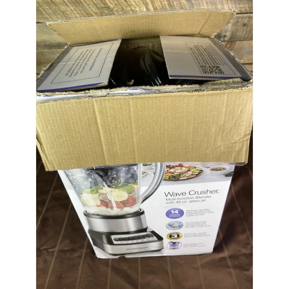 Hamilton Beach Wave Crusher 54221G Multi-Function Blender Black & Stainless